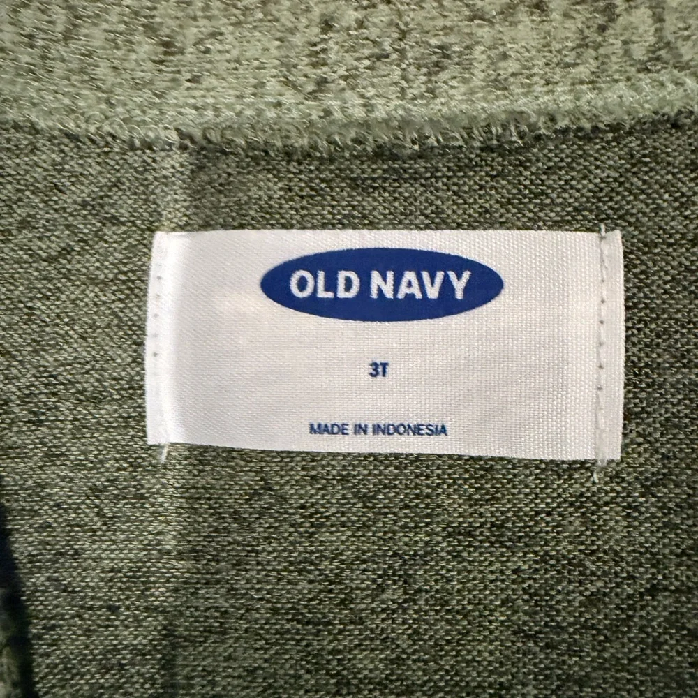 Old Navy Green Open-Front Knit Cardigan